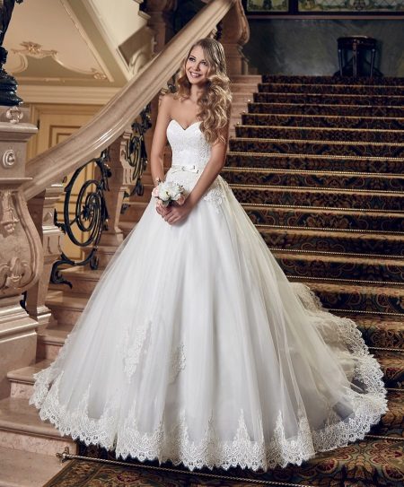 Wedding dress in the style of a princess from Eva Utkina