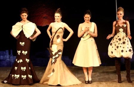 Chocolate evening dress options