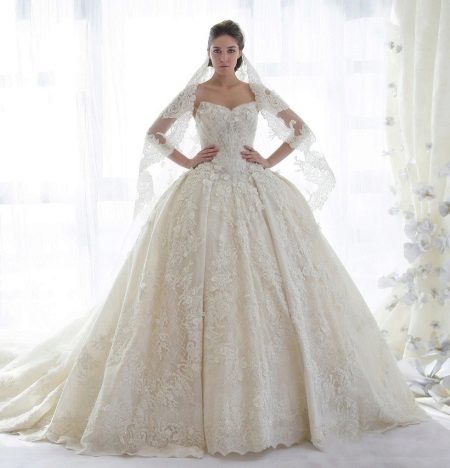 The most beautiful wedding dress magnificent