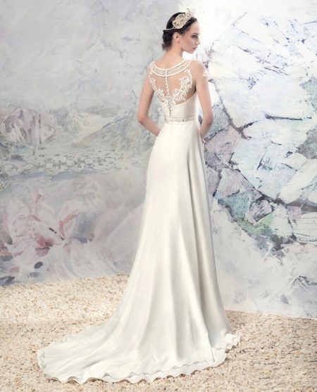 Wedding dress by Papilio with the illusion of a naked back