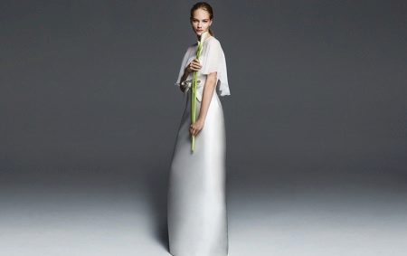 Wedding dress from Max Mara a-silhouette