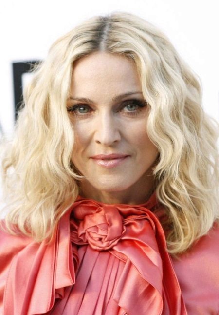 Nude makeup to coral dress