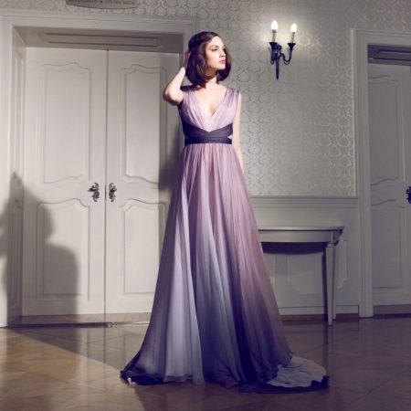 Layered chiffon dress