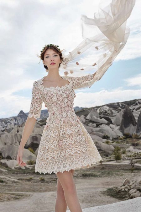 Wedding dress from Tulipia short