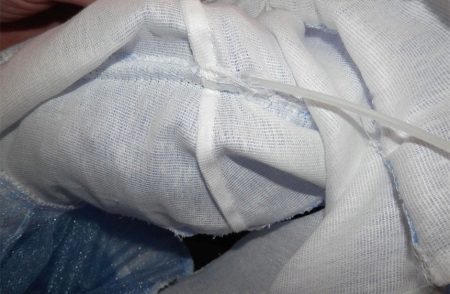 Pulling Regina in Petticoat