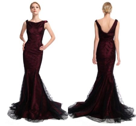 Beautiful dark brown dress