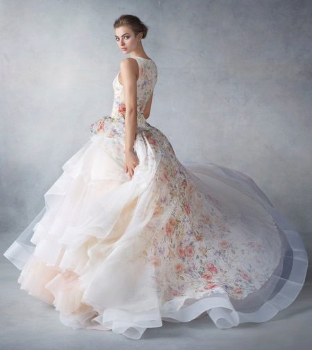 Fluffy organza dress