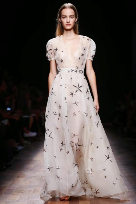 White Organza Dress by Valentino