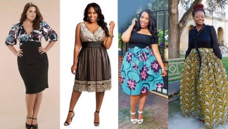 Dresses for full girls with a high waist