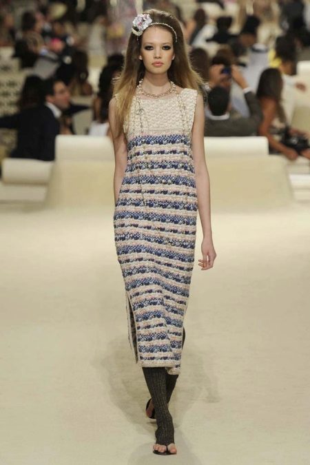Tweed Dress by Chanel Midi