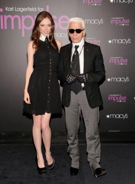 Dress with a white collar by Karl Lagerfeld