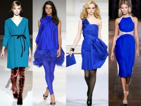 Silk blue dress patterns