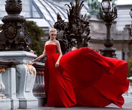 Red dress