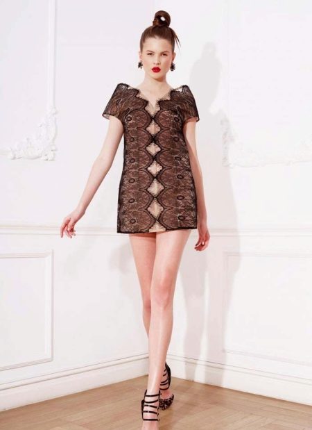 Lace mini dress