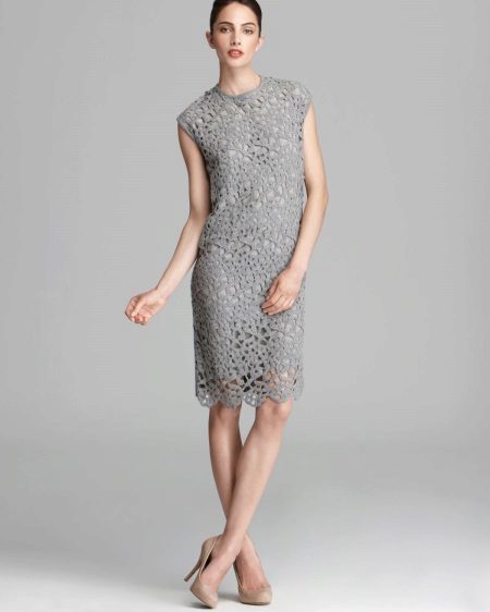 Gray Lace Sheath