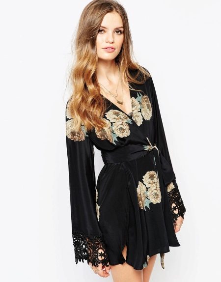 Kimono dress for home