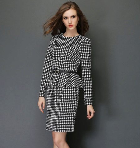 Midi Midi Dress With Basque