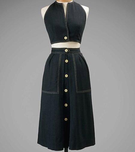 Claire McCardell Denim Dress