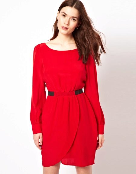Long sleeve tulip dress