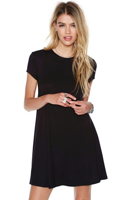 Black casual dress