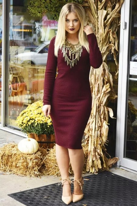 Simple knitted dress