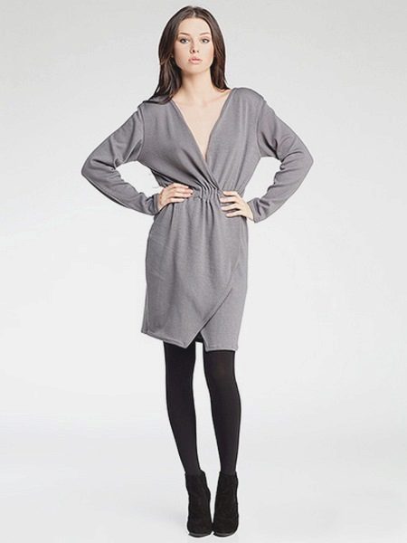 Knitted dressing gown with a smell