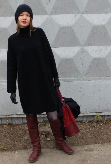 Dress bag with boots