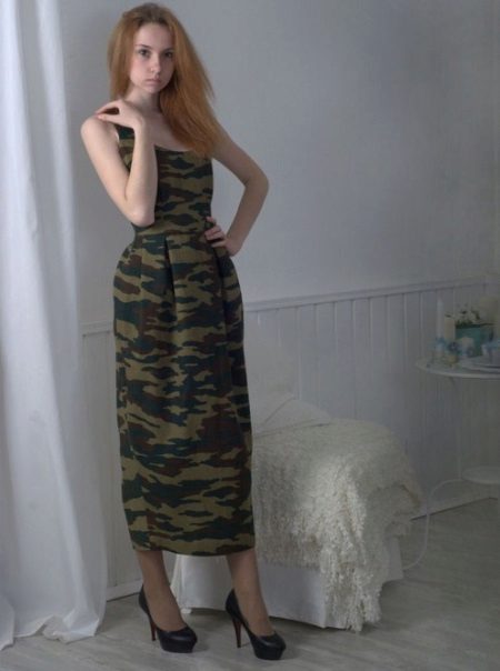 Camouflage military dress