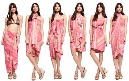 Ways of tying sarong