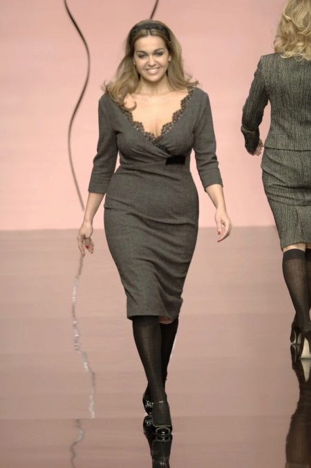 Winter dress for full