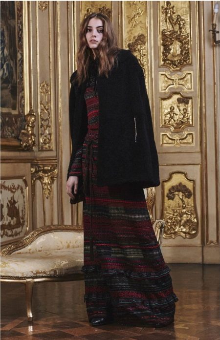 Winter dress knitted