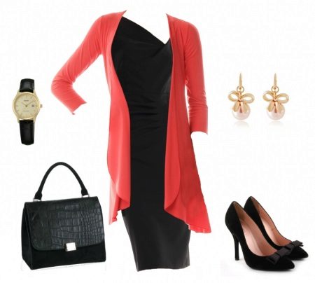 Black dress cardigan