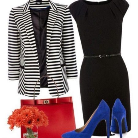 Accessories for black dress-case