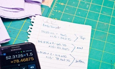 Calculations to elegant dress