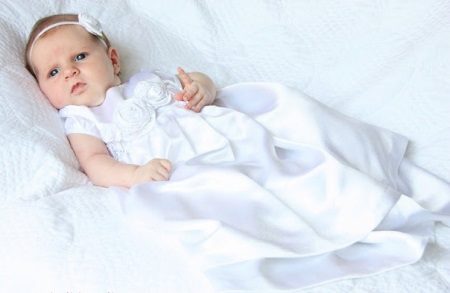 Baptismal dress for girls