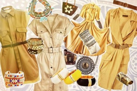 Yellow Safari Dress Accessories
