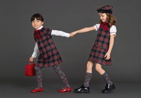 Checkered School Dresses