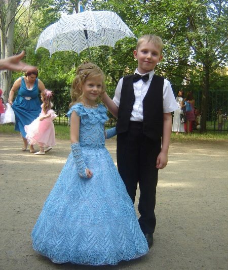 Crochet dress for girls prom