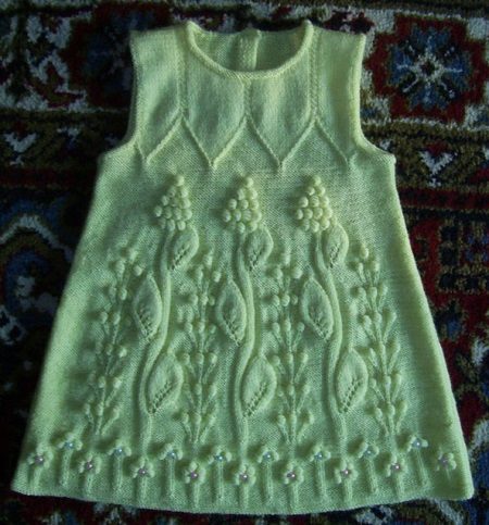 Knitting sundress Grapevine