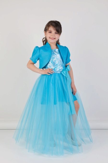 Graduation blue transforming dress to kindergarten