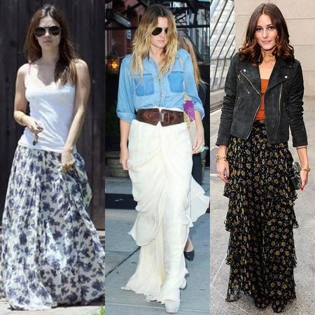 Zmaxi Skirts with Flounces