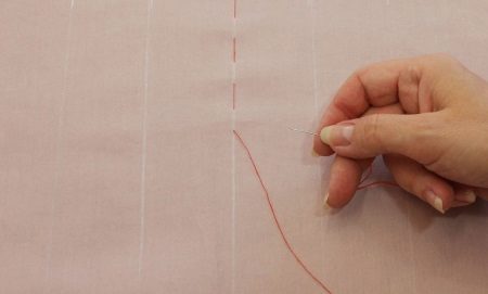 Marking lines of the folds