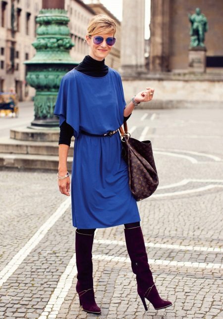 Straight dress with bat sleeve do it yourself