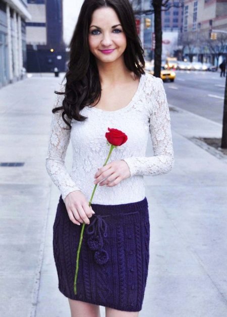 Crochet pencil skirt for summer