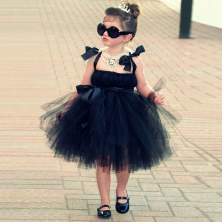 Chic little tutu dress for a little girl