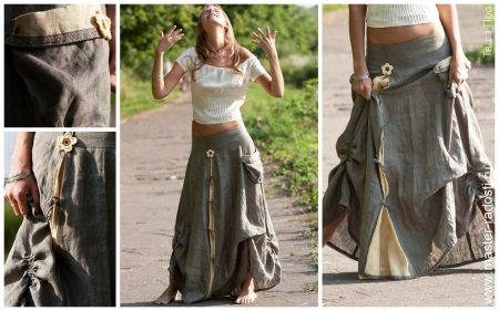 details of a sports skirt