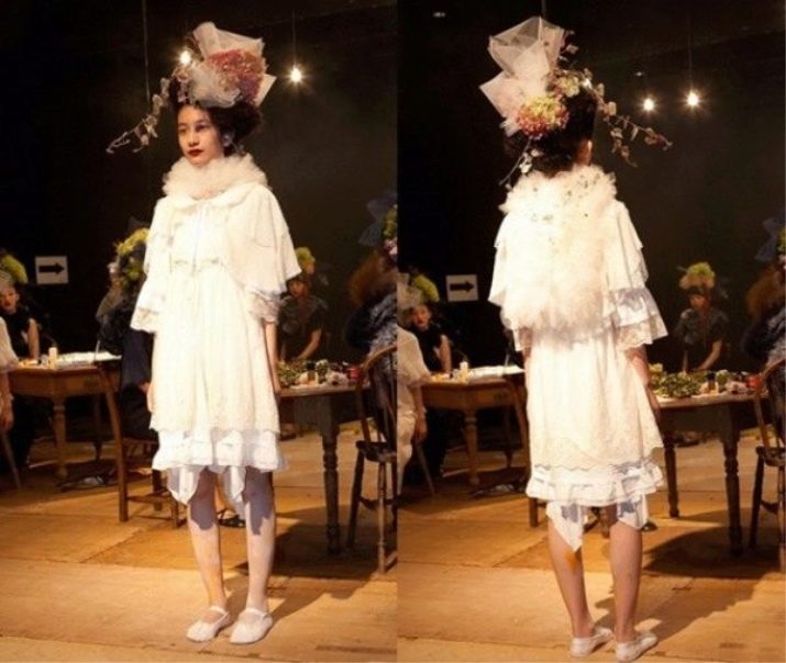 A terrible wedding dress from Fur-Fur